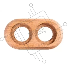 Рамка двухместная Bironi BF1-620-10 Натурэль