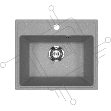 Мойка кухонная PRACTIK PR-M 490-003 светло-серый