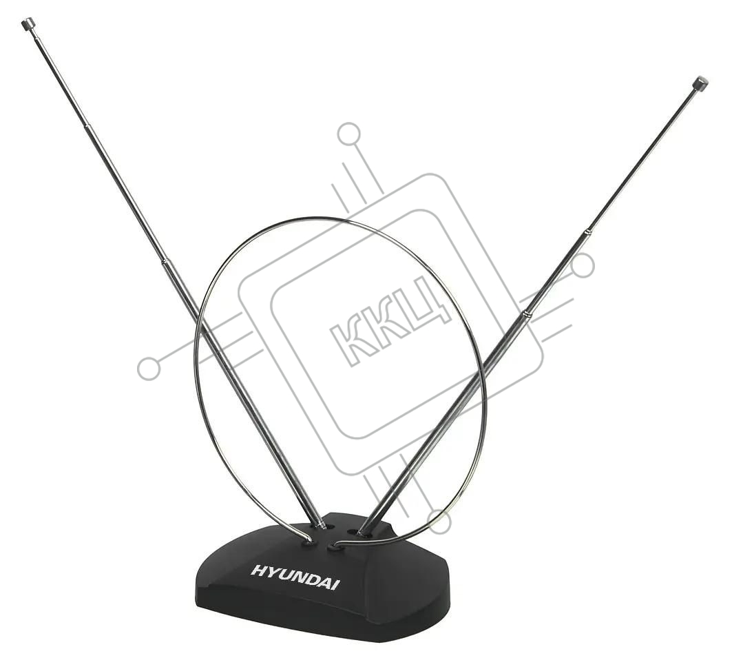 Антенна телевизионная Hyundai H-TAI120 3дБ пассивная черный