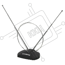 Антенна телевизионная Hyundai H-TAI120 3дБ пассивная черный