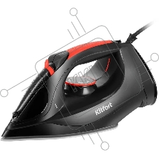 Утюг Kitfort КТ-2620 черный/красный