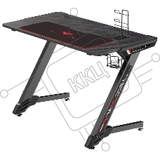 Стол игровой Eureka TN-Z43-BK-V2 столешница ЛДСП черный каркас черный