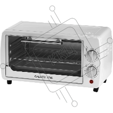 Мини-печь Galaxy Line GL 2625, белый, 8 л, 1000 Вт, таймер на 60 минут, индикатор работы, автоотключение