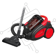 Пылесос Centek CT-2520 черный/красный, 400/2200 Вт, уборка сухая, пылесборник циклонный фильтр, 2 л