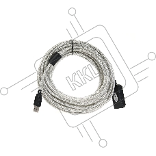 Кабель VCOM VUS7049-10M USB2.0-repeater, удлинительный активный <Am-->Af> 10м