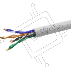 Кабель сетевой информационный Suprlan 01-0333-1, кат.5E U/UTP, 4 пары, 24AWG, PVC, внутренний, 50м, серый