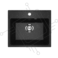 Мойка кухонная PRACTIK PR-M 490-004 черный оникс