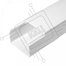 Кабель-канал Промрукав PR.0560401 белый 2-й замок в п/э 60х40 мм (40м/уп)