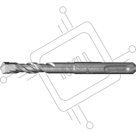 Бур ЗУБР SDS-plus 10 x 110  мм, Профессионал