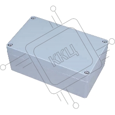 Корпус ACD XG387 Metal case IP65, 200*120*80mm, металлический, 3 отверстия (28 + 28 + 23мм) с резиновыми заглушками, цвет серебристый, совместим с Raspberry Pi 3B, 3B+, 4, Orange Pi