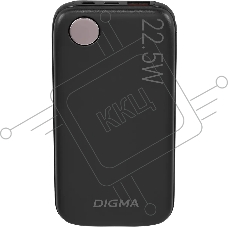 Мобильный аккумулятор Digma DGPF10B 10000mAh QC3.0/PD3.0 22.5W 3A USB-A/USB-C черный