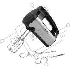 Миксер Polaris PHM-5009А (500вт,6 скор.режима)НЕРЖ.