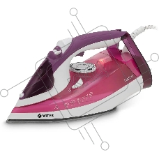 Утюг Vitek VT-8354 фиолетовый/белый