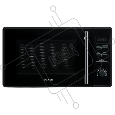 Микроволновая печь Evelux MW 203 B черный, 20 л, 700 Вт, переключатели - кнопки, поворотный механизм