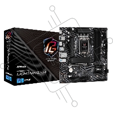 Материнская плата ASRock B760M PG Lightning/D4, LGA 1700, Intel B760, 4xDDR4, 4xSATA, 2xM.2, 1xPCIe 4.0 x16, DisplayPort, HDMI, USB Type-C, 1x1Gb LAN, 3x3.5 мм, 7.1, microATX