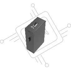 Модуль-переходник Wize Pro WRTS-M-USBA серия M, пассивный модуль USB 3.0 A, скорость передачи данных 5 Гб/с, вход USB A мама, выход USB A мама, для врезного лючка серии M