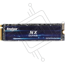 Накопитель SSD KingSpec NX-2TB, 2000GB, PCIe 3.0 x4, M.2 2280, NVMe, R/W 3400/3100
