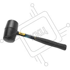Киянка резиновая Deli DL5916 450 грамм, фиберглассовая рукоять с резиновой вставкой