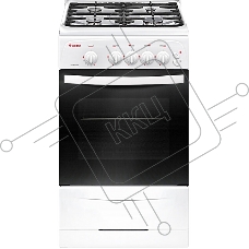 Плита газовая Gefest CG 50M04 K73 белый, конфорок 4 шт, духовка 42 л, 50 см x 85 см x 57 см