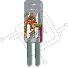 Набор ножей кухон. Victorinox Swiss Modern (6.9006.12W43B) компл.:2предм. шалфей блистер Набор ножей кухон. Victorinox Swiss Modern (6.9006.12W43B) компл.:2предм. шалфей блистер