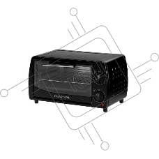 Мини-печь Galaxy Line GL 2626, черный, 10 л, 1000 Вт, таймер на 60 минут, индикатор работы, автоотключение