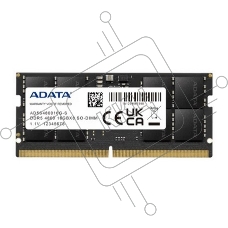 Оперативная память ADATA, DDR5, 16GB (1x16GB), 4800MHz, CL40, SODIMM