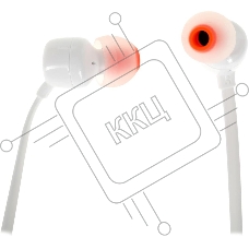 Наушники JBL Tune 110, 3.5 мм, внутриканальные, белый