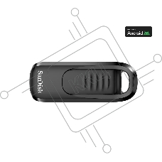 Флешка USB SanDisk Ultra Slider (SDCZ480-256G-G46), 256Gb, USB Type-C, R/W 400/70, черный