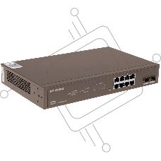 Коммутатор IP-COM G3310F, 8×1 Гбит/с + 2×1 Гбит/с SFP, управляемый