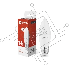 Лампа светодиодная LED-СВЕЧА-VC 14Вт E27 4000К 1330лм IN HOME 4690612047744