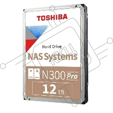 Жесткий диск HDD Toshiba N300 Pro 12Tb 7200rpm SATA-III 512Mb 3.5