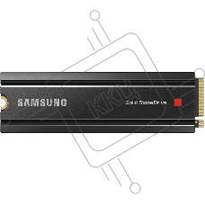 Накопитель SSD Samsung 980 PRO MZ-V8P2T0CW, 2Tb, PCIe 4.0 x4, M.2 2280, NVMe, R/W 7000/5100, с радиатором