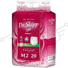 Подгузники-трусы для взрослых Dr. Skipp Light, р-р M-2, (70-110 см), 20 шт. 8005 Подгузники-трусы для взрослых Dr. Skipp Light, р-р M-2, (70-110 см), 20 шт. 8005