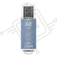 Флешка USB R/W 64Gb USB Drive <USB3.0> SmartBuy V-Cut Blue (SB64GbVC-B3)