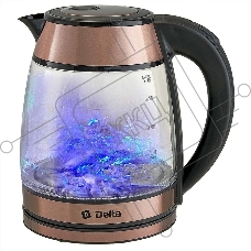 Чайник электрический DELTA DL-1120 медный