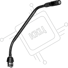 Конденсаторный микрофон SHURE MX410LPDF/C две гибкие секции, 6-контактный разъём, длина 25,4 см, двухцветный индикатор у основания, без предусилителя, кардиоида, ветрозащита в комплекте, цвет чёрный