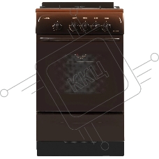 Плита газовая Gefest CG 50М02 К83 коричневый, конфорок 4 шт, духовка 42 л, 50 см x 85 см x 53 см