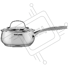 Ковш Rondell Calypso RDS-1670 1.5л. d=16см (с крышкой) сталь