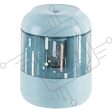Точилка для карандашей электрическая Deli EH508-BL 1 отверстие пластик синий (батарея)
