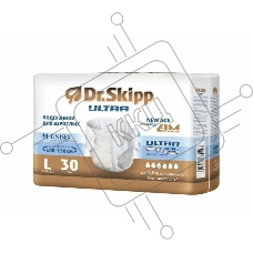 Подгузники для взрослых Dr.Skipp Ultra, р-р L, 30 шт., 8108