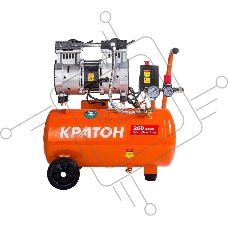 Компрессор поршневой Кратон AC-260-24-OFHS безмасляный 260л/мин 24л 1500Вт оранжевый
