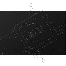 Индукционная варочная панель Maunfeld EVI.775-FL2-BK, конфорок: 5 шт., стеклокерамика, независимая, черный