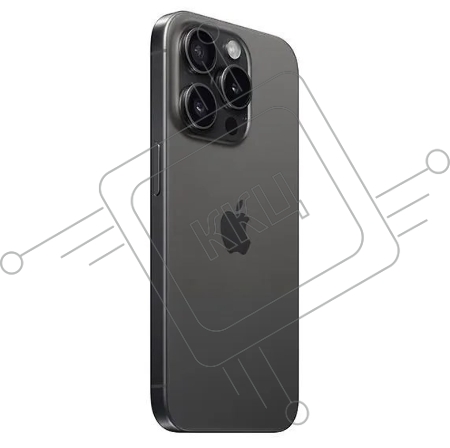 Смартфон Apple iPhone 15 Pro 256Gb черный титан A3104  моноблок 3G 4G 2Sim 6.1