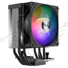 Кулер PCCooler R400 ARGB черный 92мм алюминий+медь 2200r[m 30db 4-pin 180W 133мм