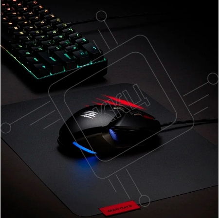 Игровой коврик для мыши Mad Catz G.L.I.D.E. 13 чёрный (450 x 400 x 0.4 мм, поликарбонат)