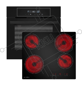 Встраиваемый комплект Maunfeld Bergen черный/черный