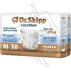 Подгузники для взрослых Dr.Skipp Ultra, р-р M, 30 шт, 8107
