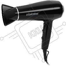 Фен Starwind SHD 7080 2000Вт черный/хром