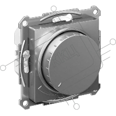 Светорегулятор (диммер) SE AtlasDesign повор-нажим, LED, RC, 400 Вт, мех. сталь