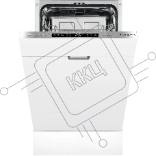 Встраиваемая посудомоечная машина Maunfeld MLP45120 Light Beam, узкая, ширина 44.8см, полновстраиваемая, загрузка 9